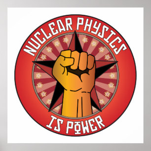 Póster La física nuclear es poder