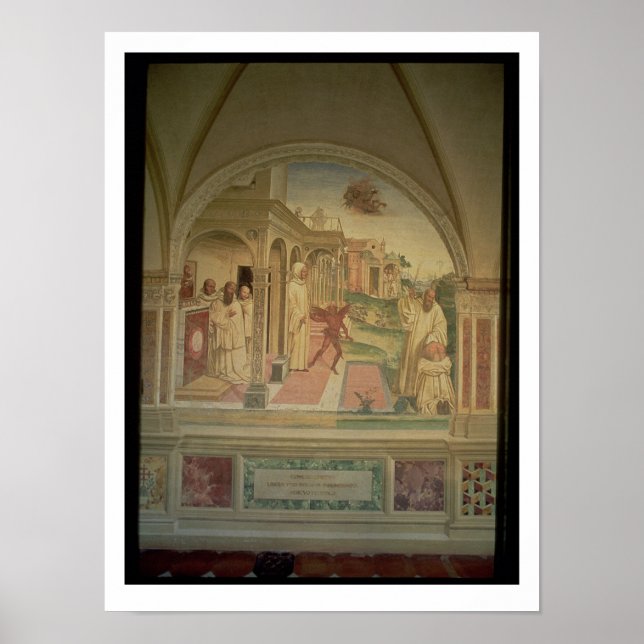 Póster La Flagelación de San Benedicto, de la vida de (Frente)