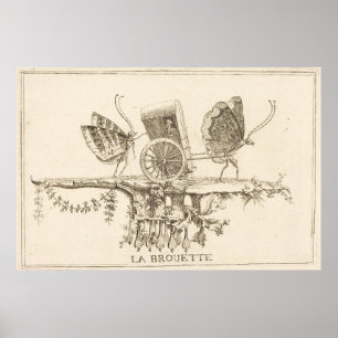 Póster La flecha de la rueda, en o después de 1756