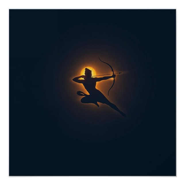 Póster La flecha divina de la victoria (Anverso)