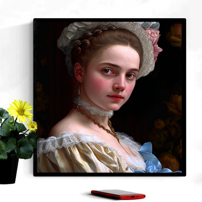 Póster La flor de Rosa de la dama victoriana Gorra (Subido por el creador)