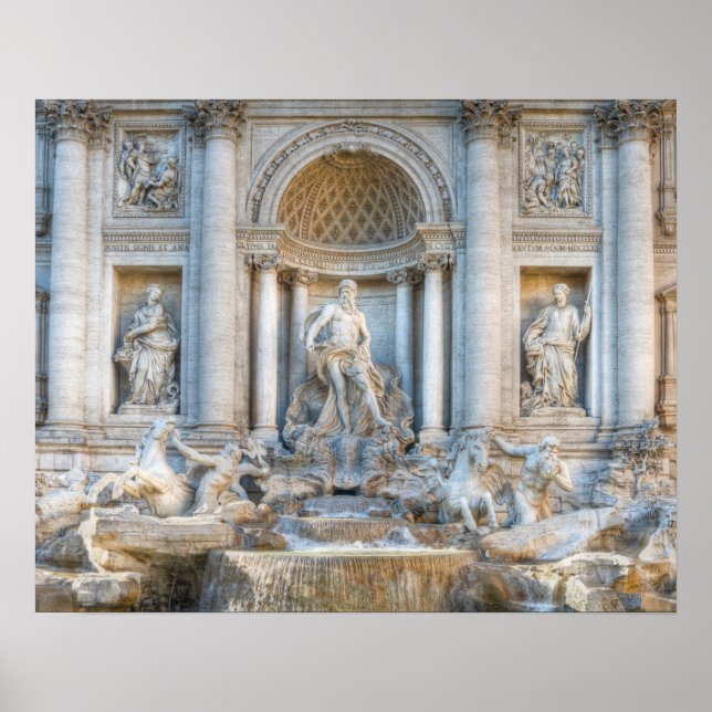 Póster La Fontana di Trevi (italiana: Fontana di Trevi) 5 (Frente)