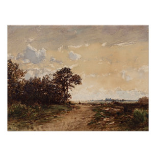 Póster La Forêt De Fontainebleau Aux Environs De Barbizon