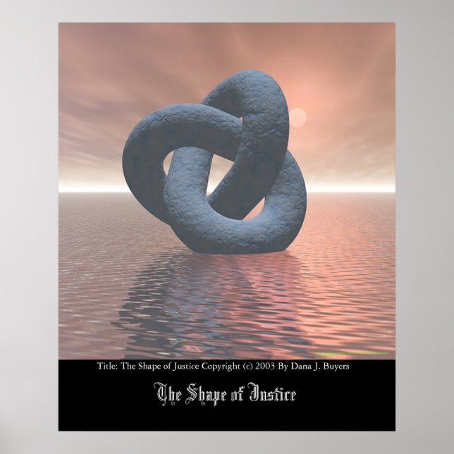 Póster La forma de la justicia (Frente)