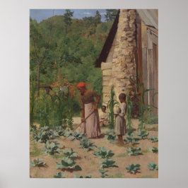 Póster La forma en que viven de la pintura de época de T.