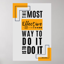 Póster La forma más efectiva: Acción atrevida