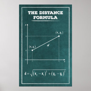 Póster La fórmula de distancia