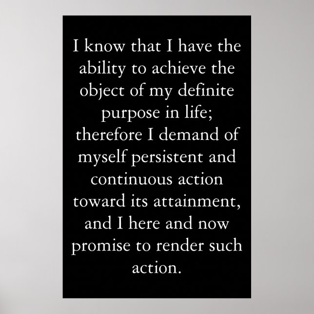 Póster La fórmula: pensar y hacerse rico (Frente)