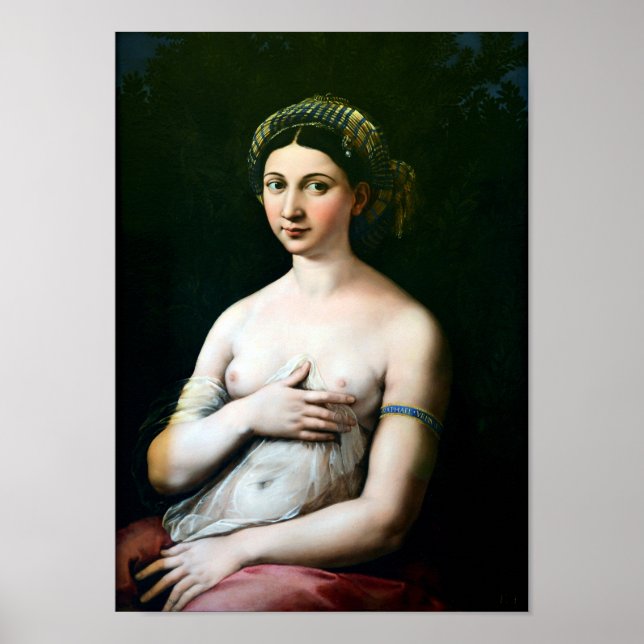Póster La Fornarina, Raphael (Frente)