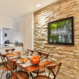 Póster La fortuna es un poster de proverbio Inspirador in