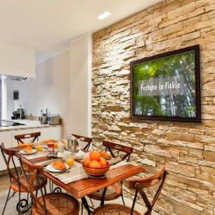 Póster La fortuna es un poster de proverbio Inspirador in