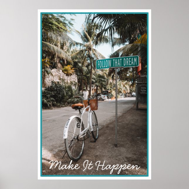 Póster La fotografía inspiradora sigue ese sueño (Frente)