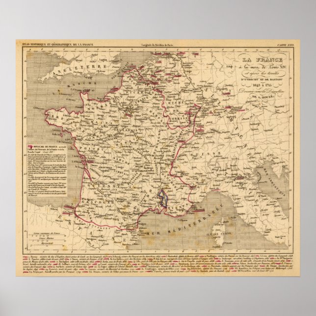 Póster La France 1643 a 1715 (Frente)