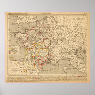 Póster La Francia 1223 a 1270