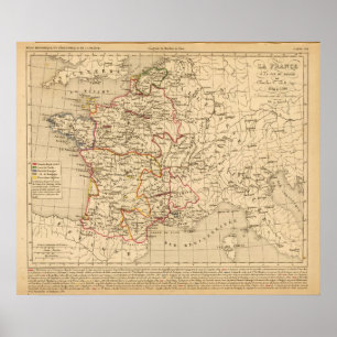 Póster La Francia 1364 un 1380