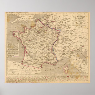 Póster La Francia 1814 a 1840