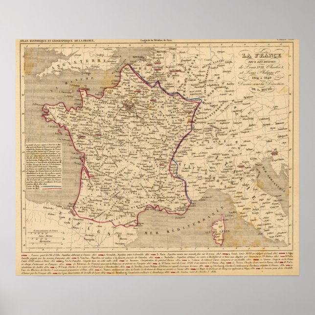 Póster La Francia 1814 a 1840 (Frente)