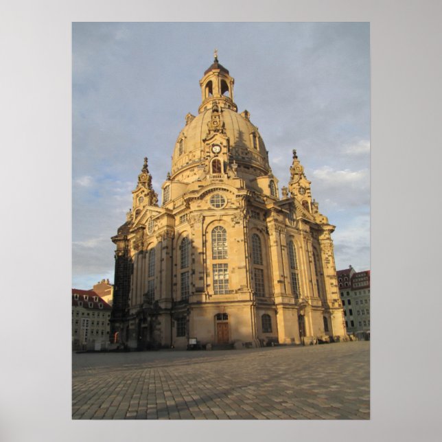 Póster La Frauenkirche en Dresdn (Frente)