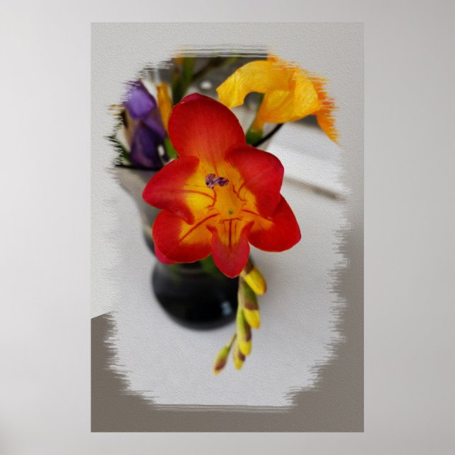 Póster La freesia roja (Frente)