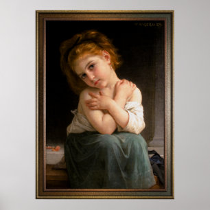 Póster La Frileuse de William-Adolphe Bouguereau