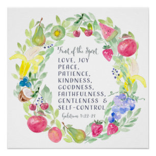 Póster La fruta del arte del cristiano del alcohol