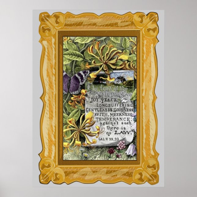 Póster La Fruta Del Espíritu (Frente)