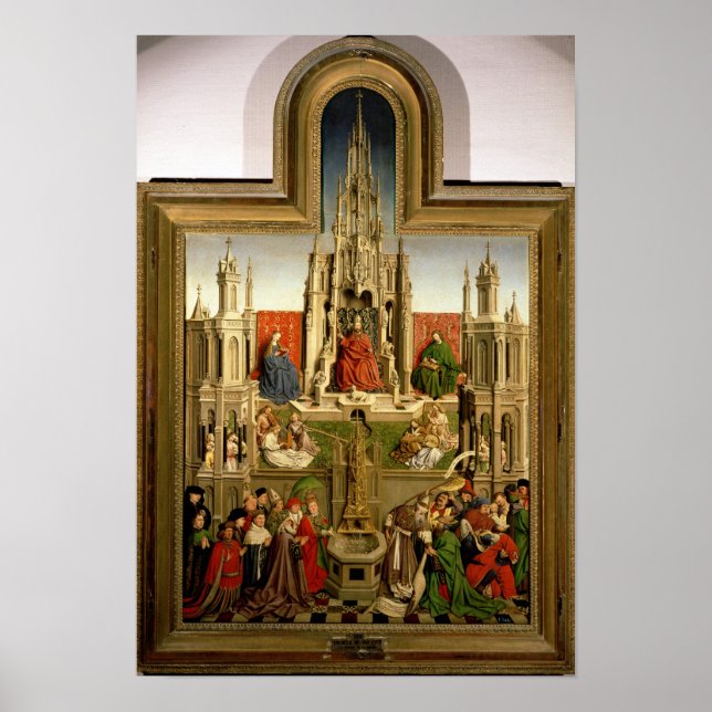 Póster La fuente de la vida (Frente)