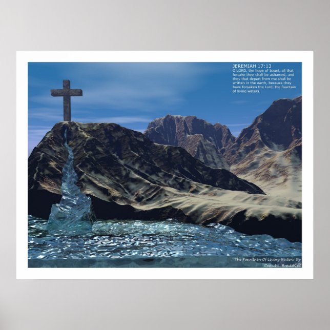 Póster La Fuente De Las Aguas Vivas (Frente)