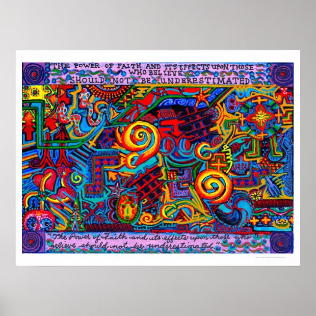 Póster La Fuerza de la Fe The Power of Faith Inspiration (Frente)