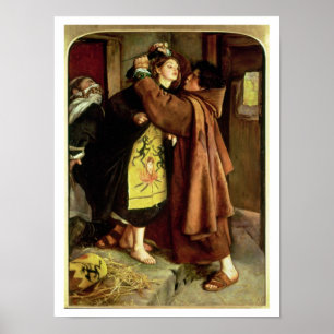 Póster La fuga de un herético, 1559, 1857 (aceite sobre l