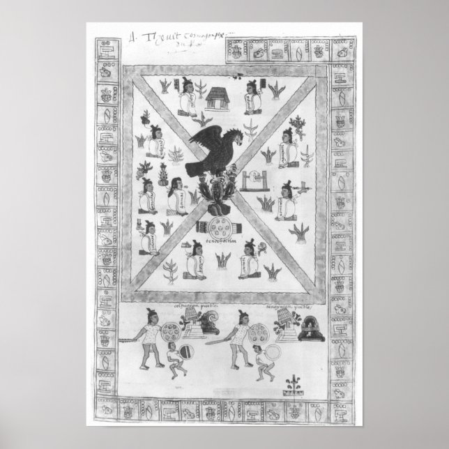 Póster La fundación de Tenochtitlan (Frente)