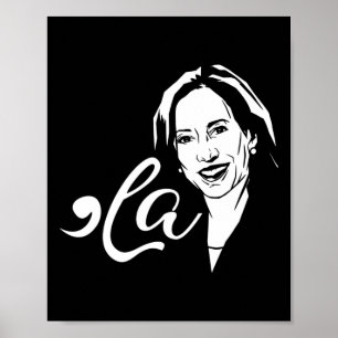 Póster La Funny Kamala Harris