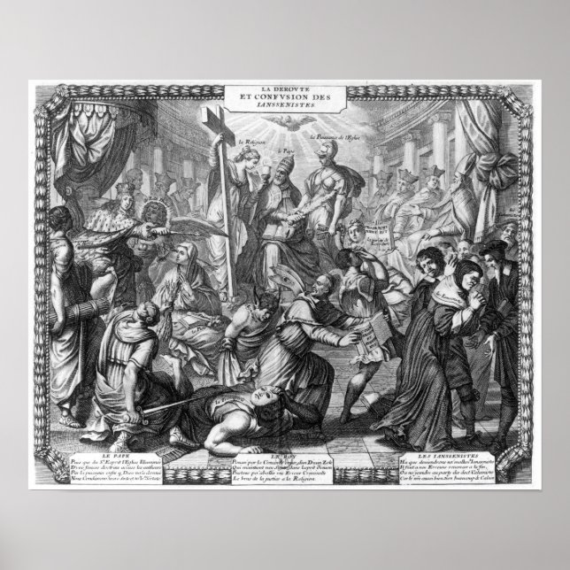 Póster La furia y confusión de los Jansenistas (Frente)