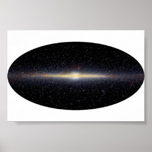 Póster La galaxia de la Vía Láctea