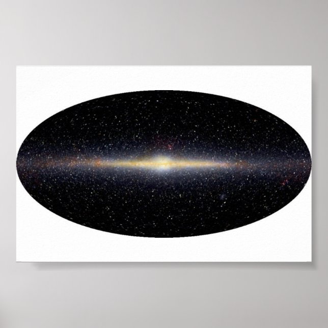 Póster La galaxia de la Vía Láctea (Frente)