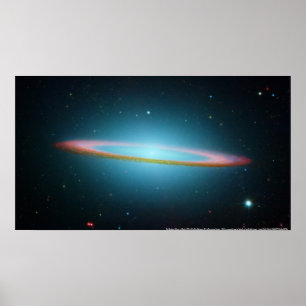 Póster La galaxia de Sombrero