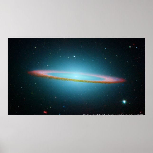 Póster La galaxia de Sombrero (Frente)