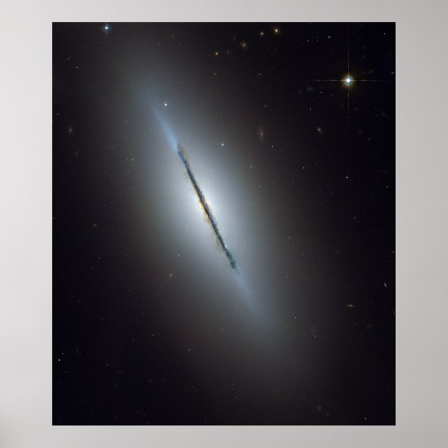 Póster La galaxia del eje NGC 5866 Messier 102 (Frente)
