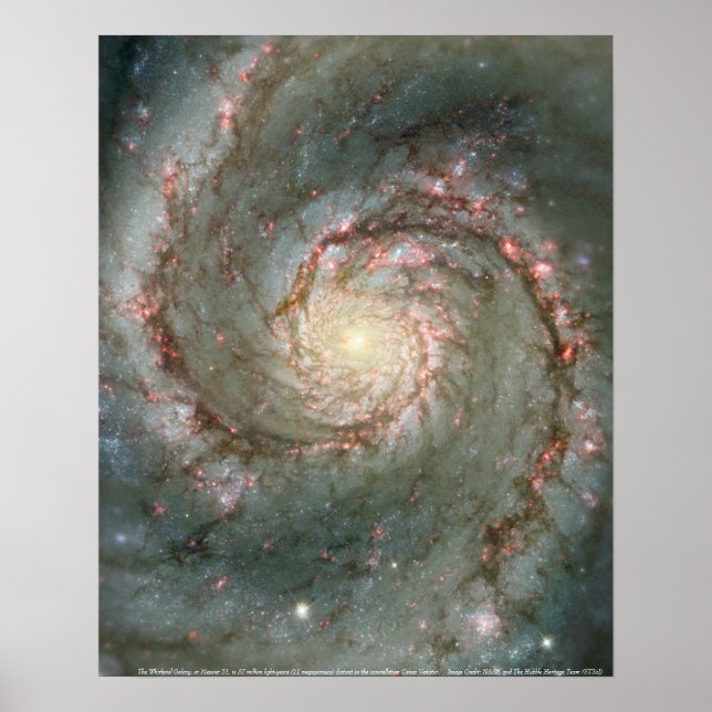 Póster La galaxia del remolino (Frente)