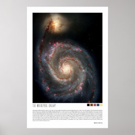 Póster La galaxia del remolino (51a, M51a, NGC 5194)