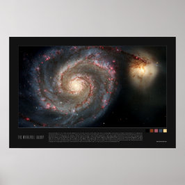Póster La galaxia del remolino (51a, M51a, NGC 5194)