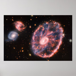Póster La galaxia del volante | MIRI y NIRCam | JWST