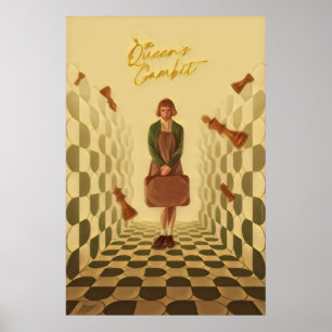 Póster La gambita de Queens