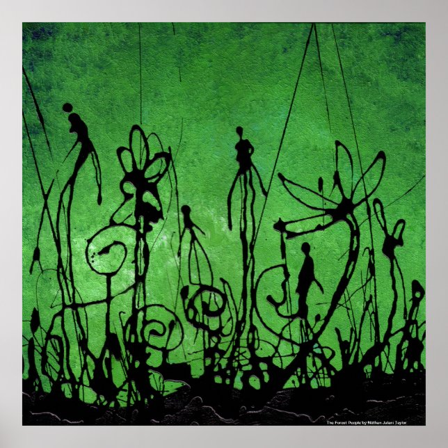 Póster La gente del bosque (impresión) (Frente)