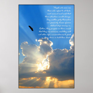 Póster La gente que se alza son los que...