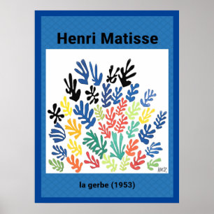 Póster La Gerbe de Henri Matisse