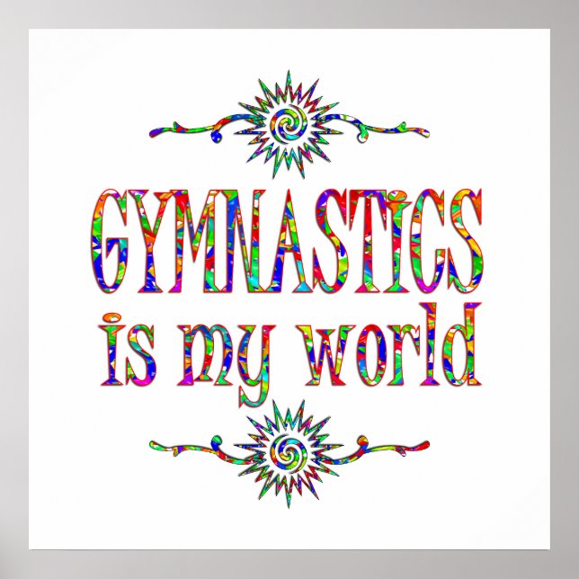 Póster La gimnasia es mi mundo (Frente)