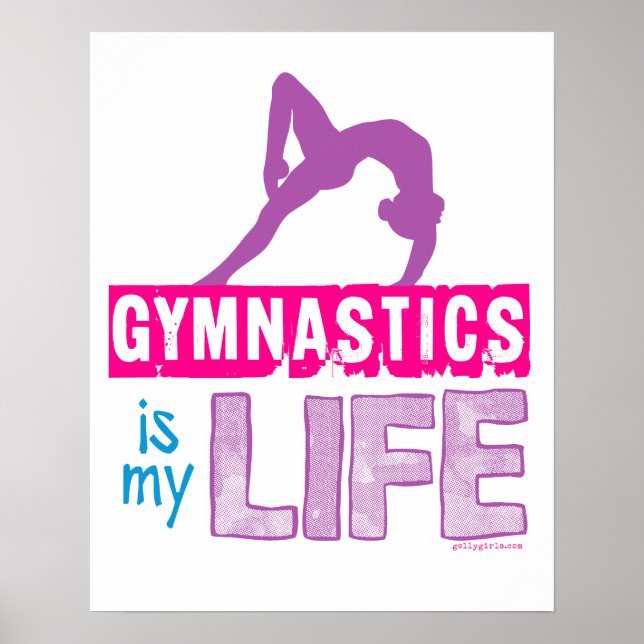 Póster La gimnasia es mi vida (Frente)