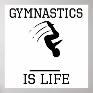 Póster La Gimnasia Es Vida