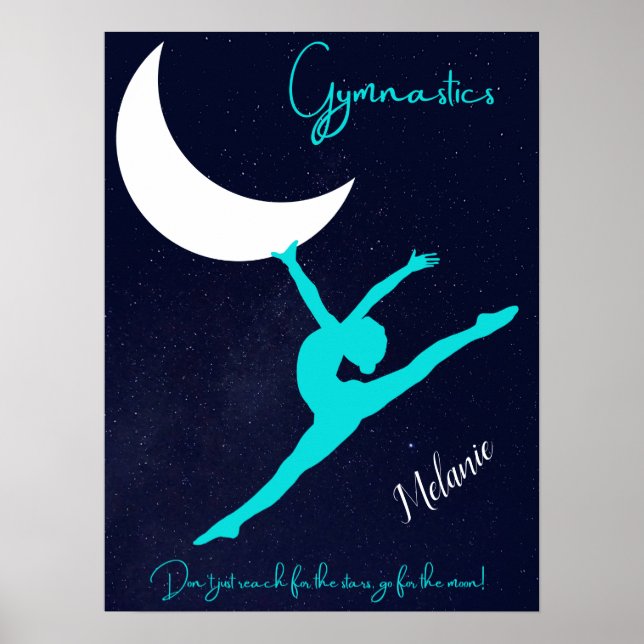 Póster La Gimnasia Va Por El Poster De La Luna (Frente)